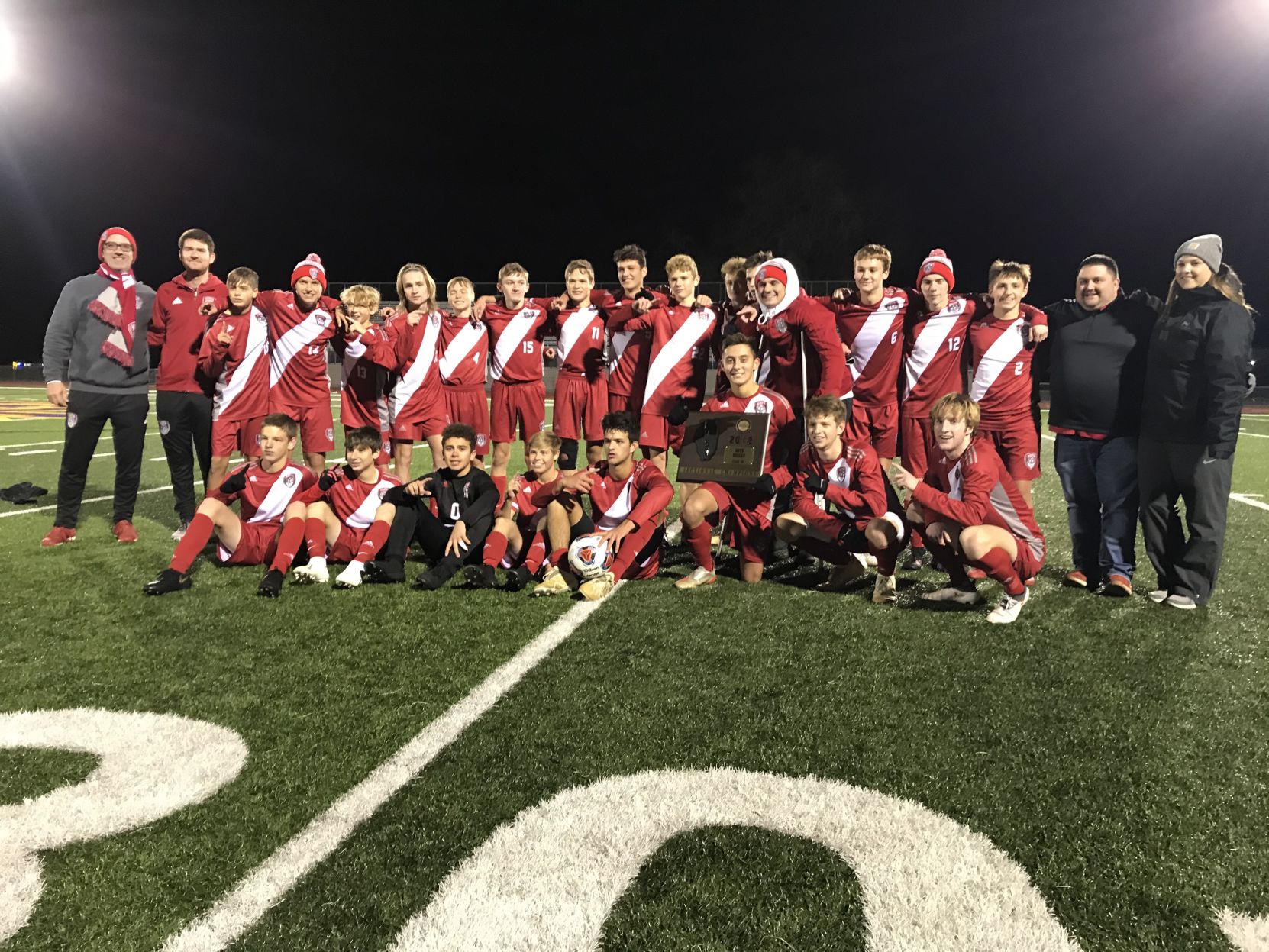 MHS men's soccer team wins sectional championship